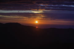 Sunrise from Mount evans