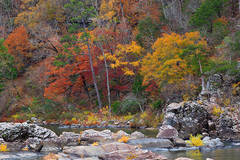 Fall on the Cossatot River