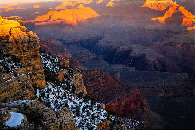 sunrise from Mather Point print