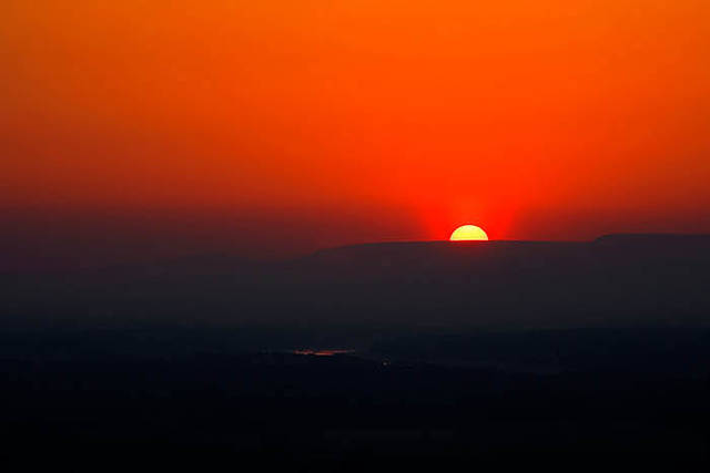 Sunset over Mt. Nebo print