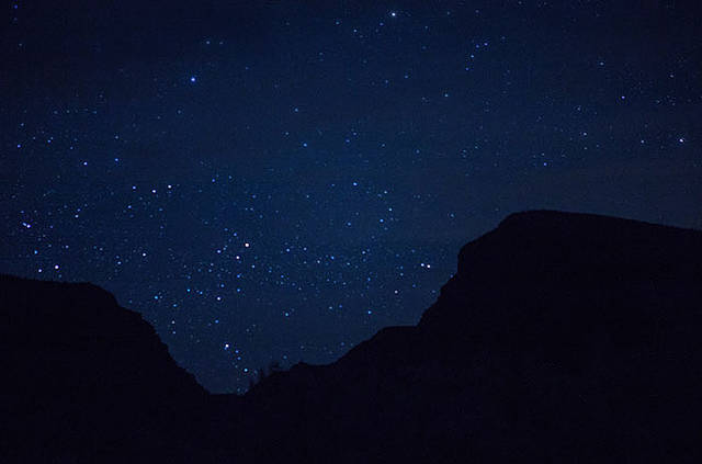 Stars from Gates of Lodore Campground print