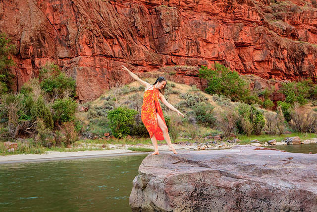 Marica on the edge print