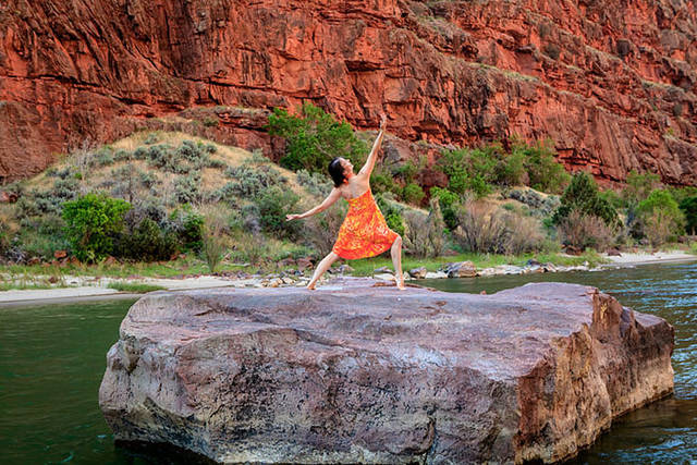 Marica shows her ballet moves print