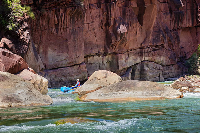 Greg and Chisty at Triplet Falls print