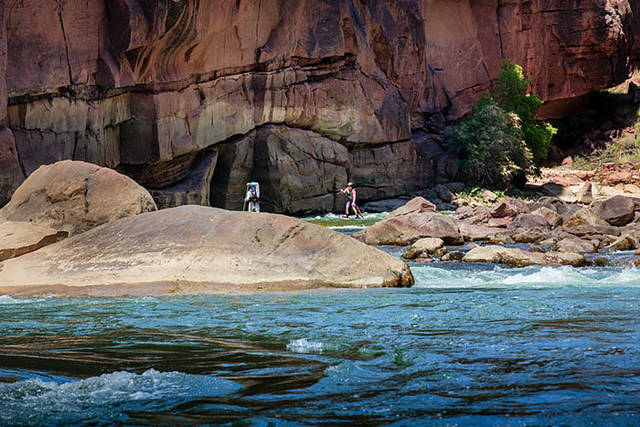 John and Marica at Triplet Falls print