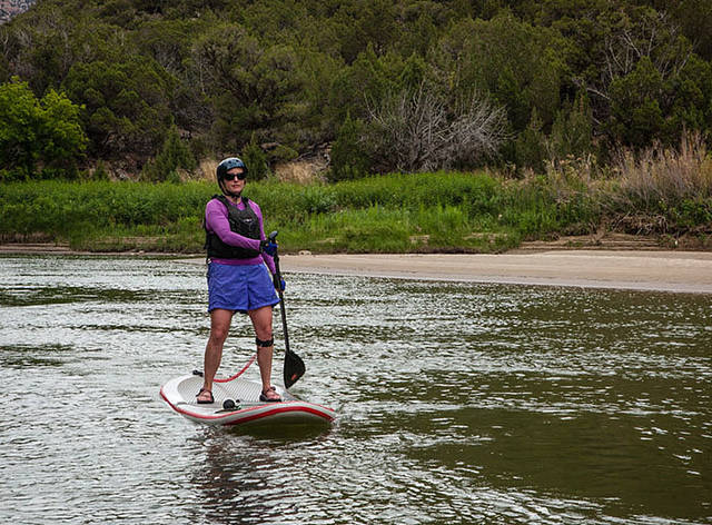 Rachel on SUP,  print