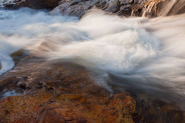 Falls above Montgomery Reservior  print