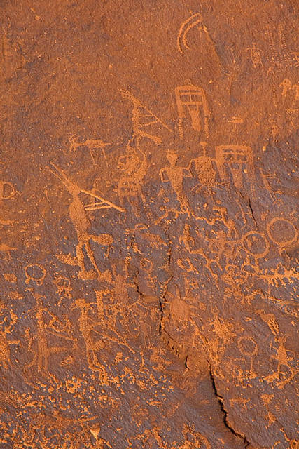 Petroglyphs at Sand Island print